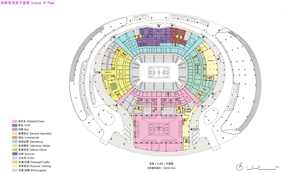 大湾区体育中心丨中国广州丨扎哈·哈迪德建筑事务所,广东省建筑设计研究院-98