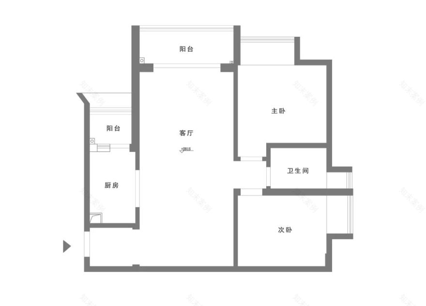 87㎡北欧轻奢优雅住宅,复古调的华丽稳重-5