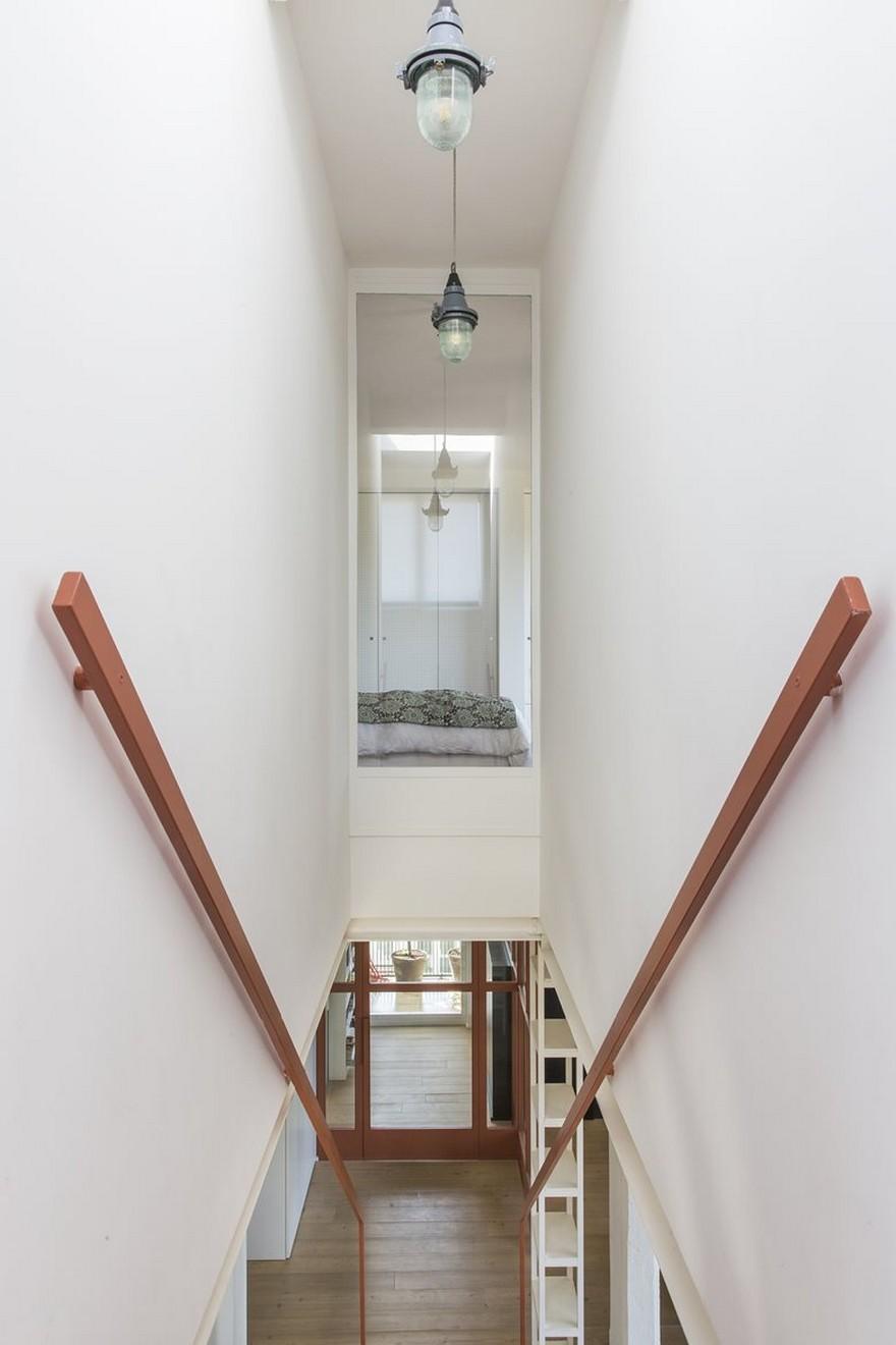 Two-Storey Family Apartment in Rome Exhibiting a Powerful Character-24