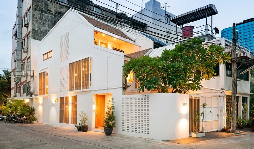 泰国自然系日光透天厝，分层独立生活空间-0