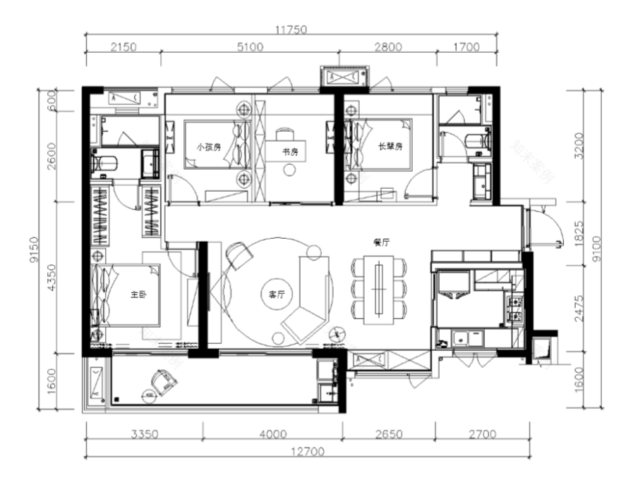 现代简约风样板房,科比曼巴精神融入设计-38