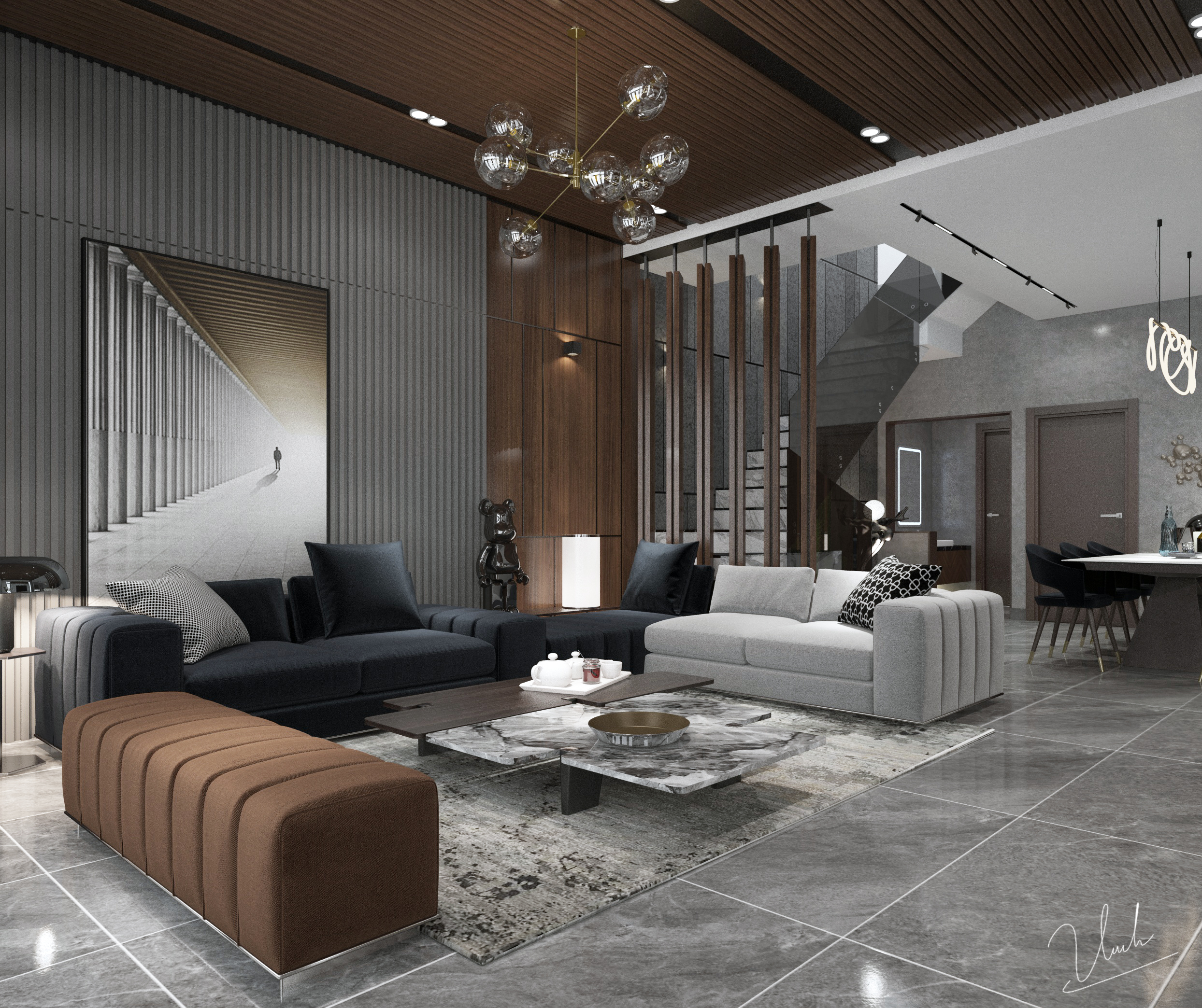 Interior - Livingroom Design - Binh Duong City-5