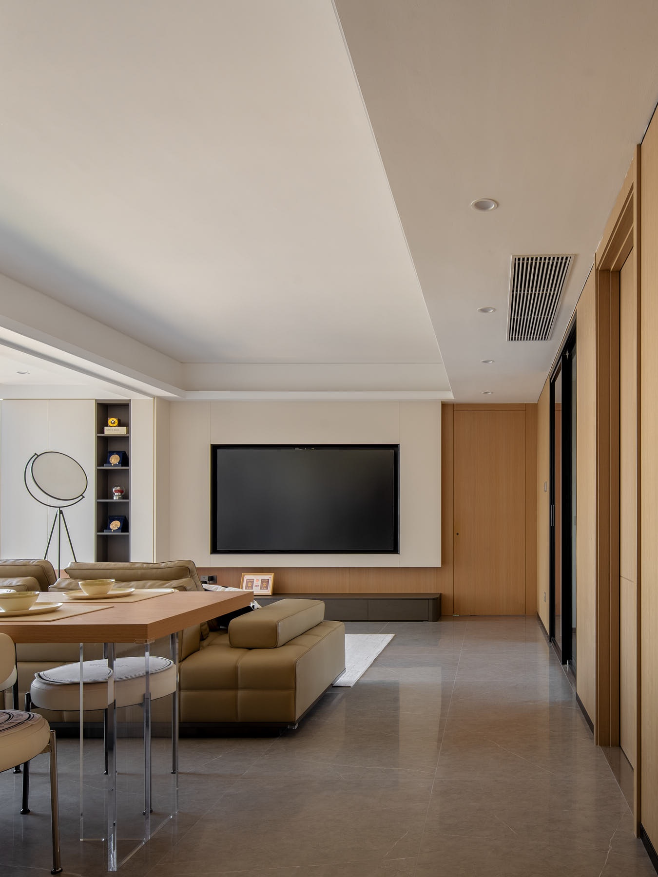 120㎡客餐阳一体化通透动线,藏在极简背后的生活讲究-31