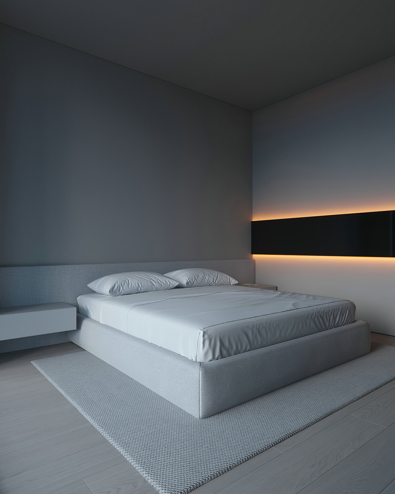 白色系极简风住宅设计-7