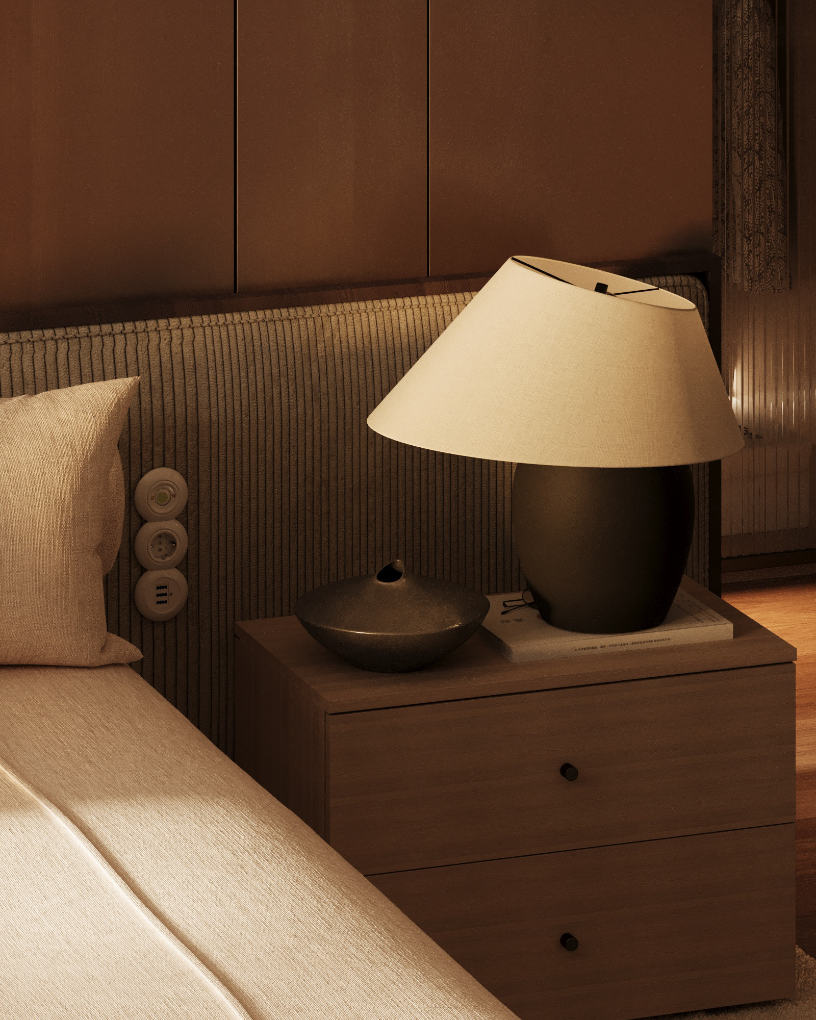 瑞士酒店主卧设计丨M a r w a n S h a a b a n-7