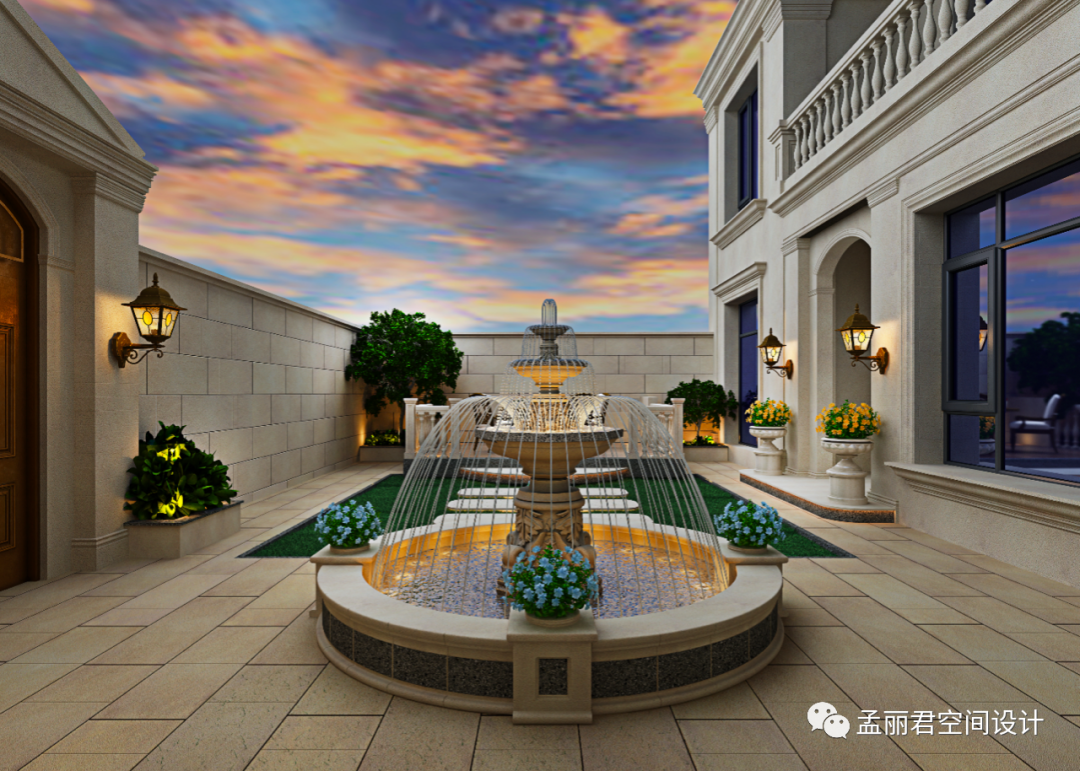 淄博绿城玫瑰园法式轻奢别墅设计丨中国淄博丨孟丽君空间设计-28