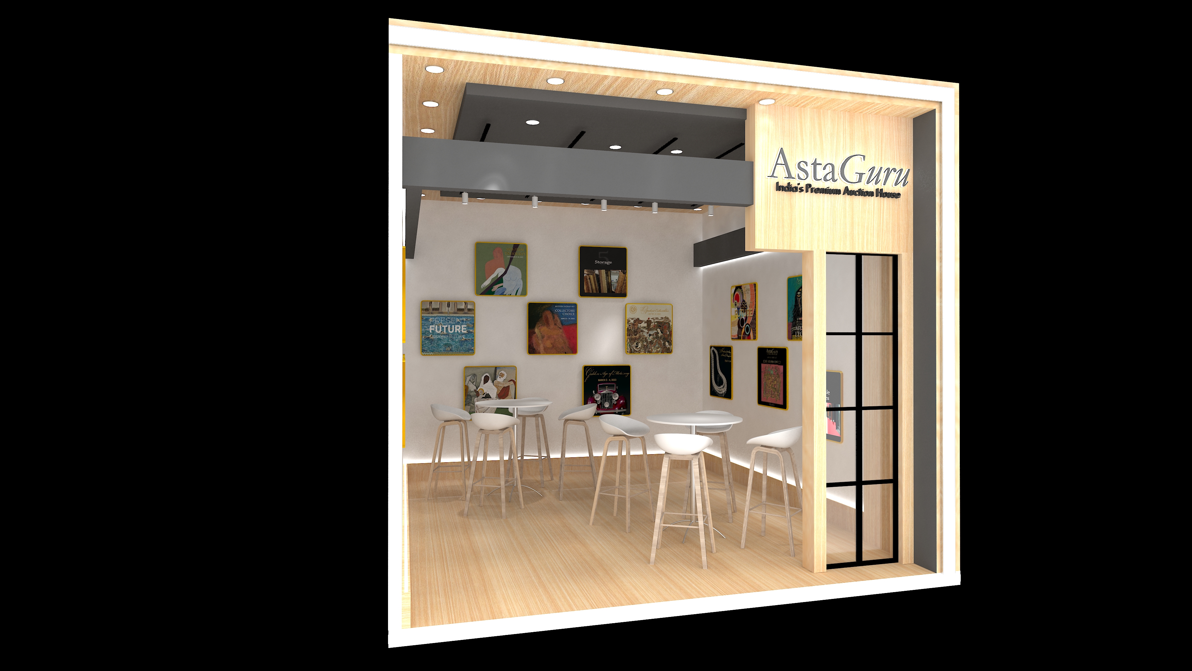 asta guru Modern Art stall-1