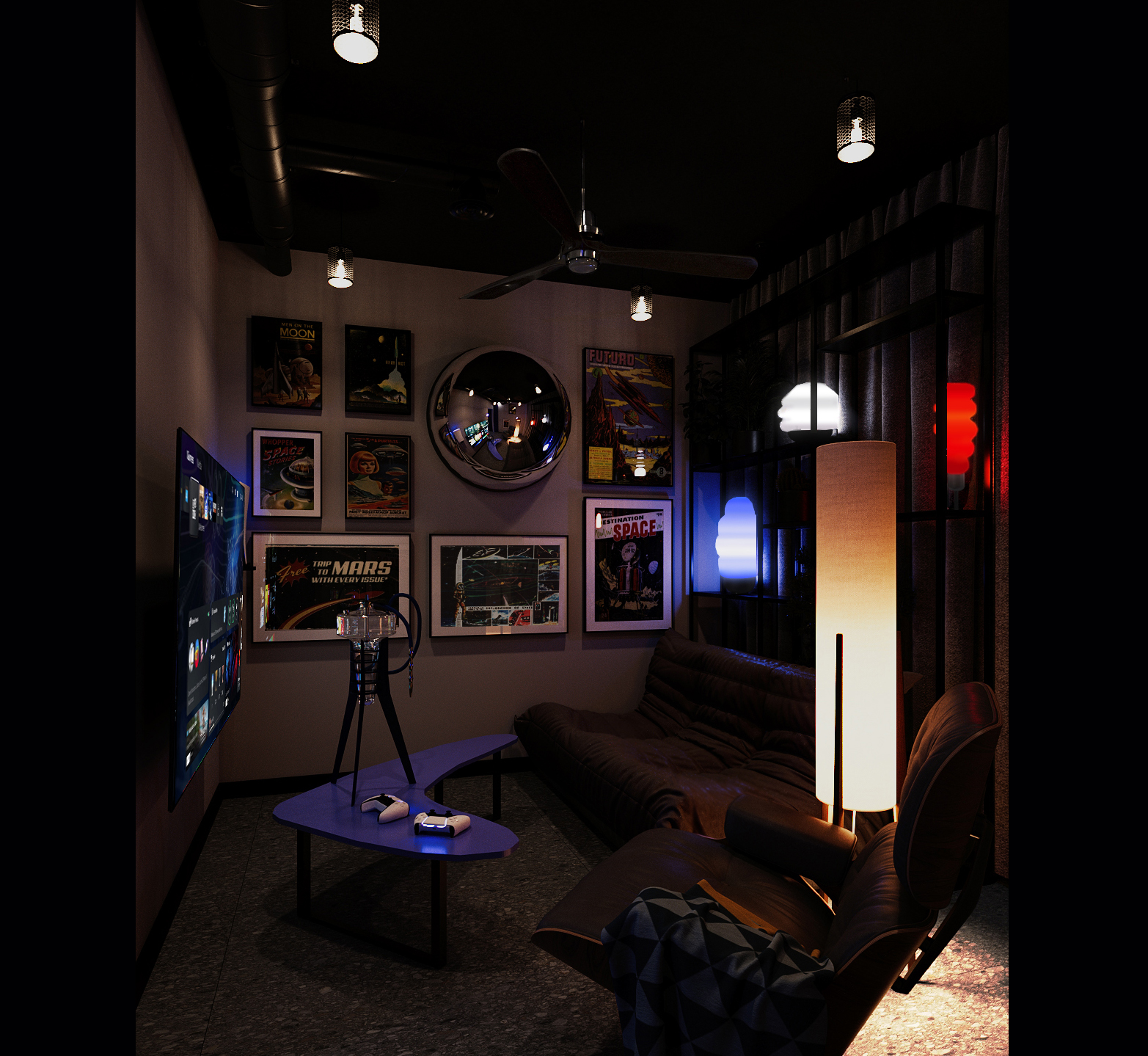 嘉拉伊太空休闲吧
注:Gala·y可能是个特定名称,嘉拉伊是根据读音音译,若有更合适的特定译法需根据具体上下文确定 丨俄罗斯彼尔姆丨Patriarch studio-31