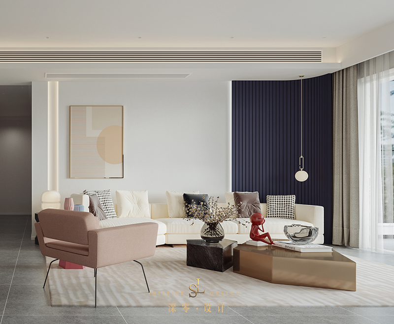 合肥深零设计新作 | 绝佳配色+隐形设计，打造张弛有度的时尚暖居！-44