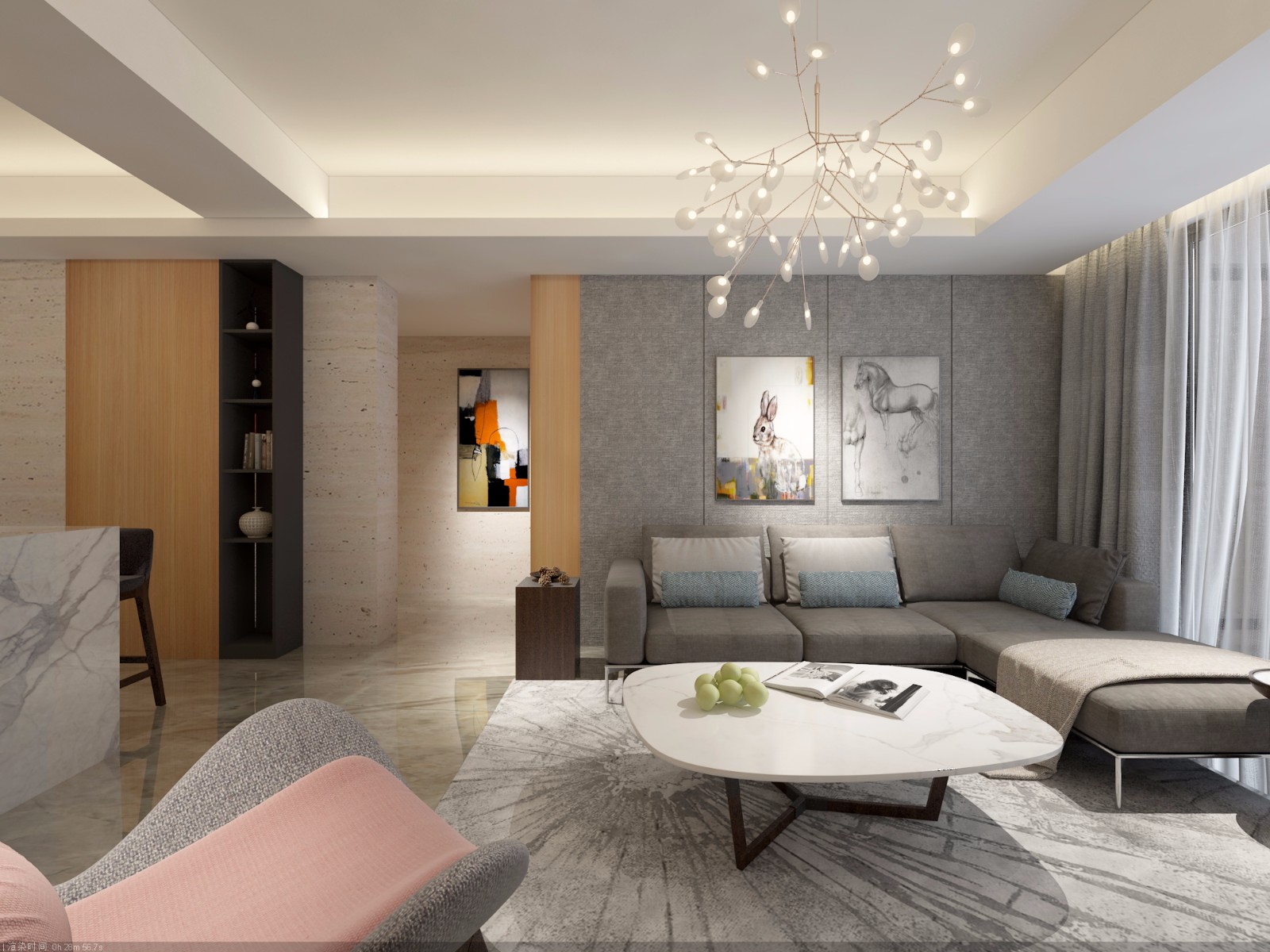 客厅 餐厅 吧台-5