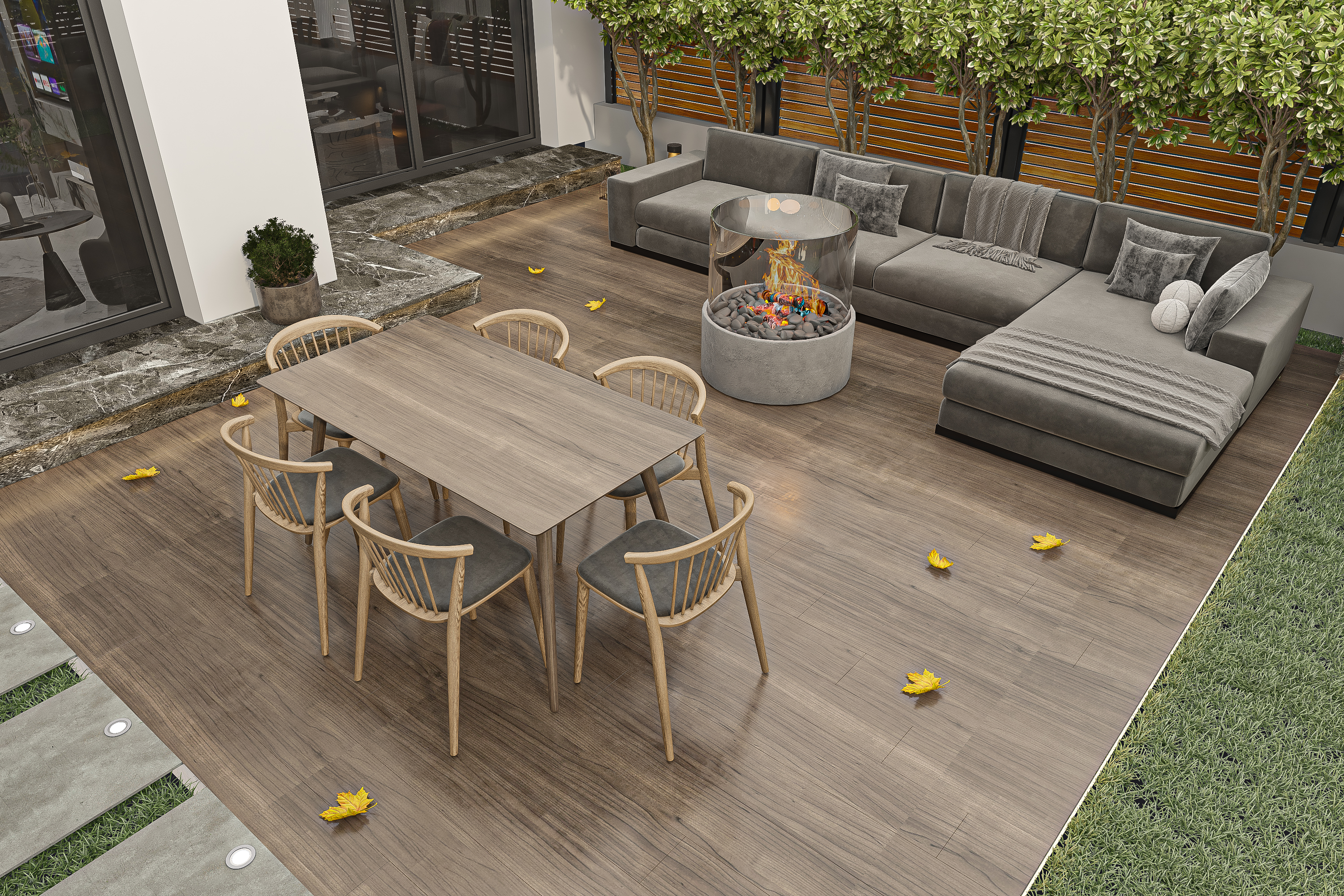 Entrance + Backyard design-2