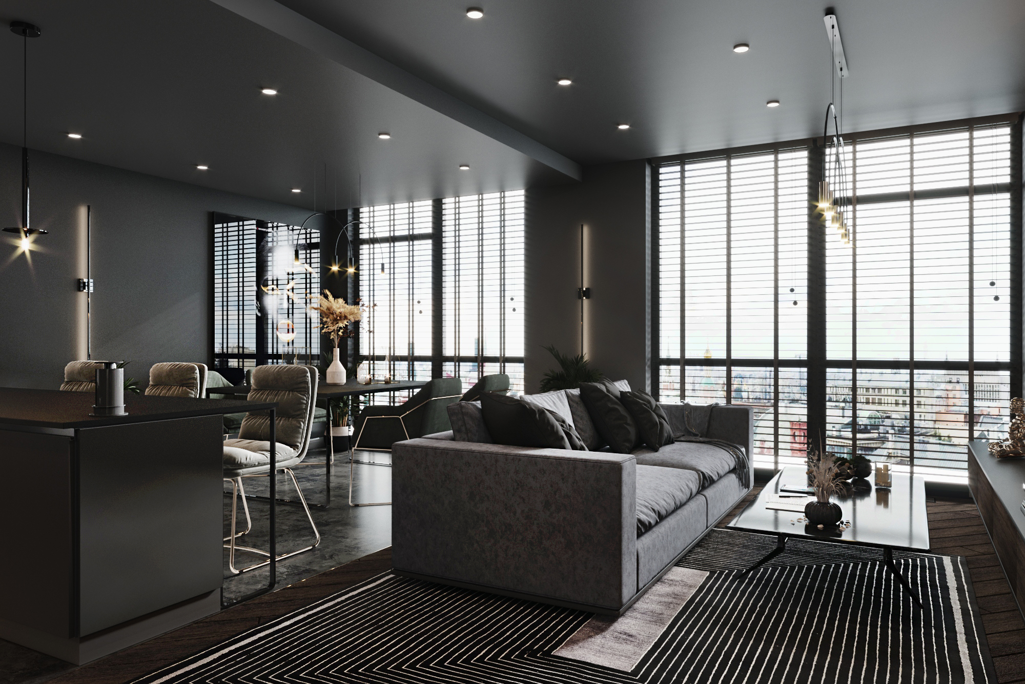 Проект Квартиры 85 м² ЖК Французский квартал 2.-4