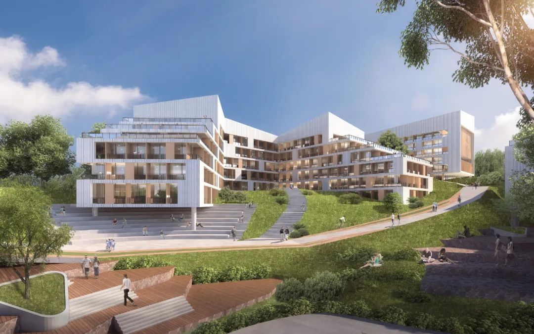 深圳第十三高级中学 | 山地生态校园的绿色创新-35