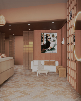 Modern eyewear shop design ..