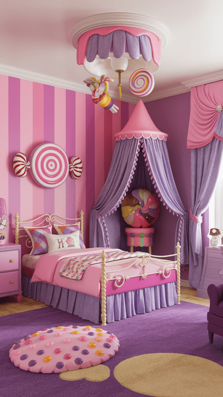 “Candyland”主题女孩房设计-60