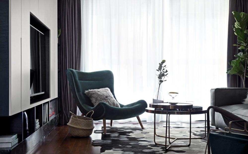 绿意轻奢,打造内敛自然的居家空间-4