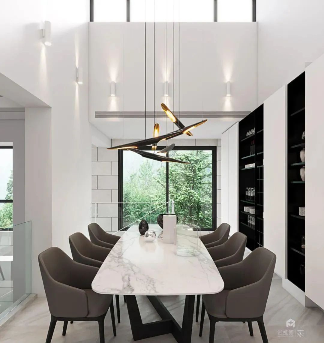 纯白空间的现代风尚 · 鼎太风华 300㎡装修案例丨金螳螂家深圳店-28