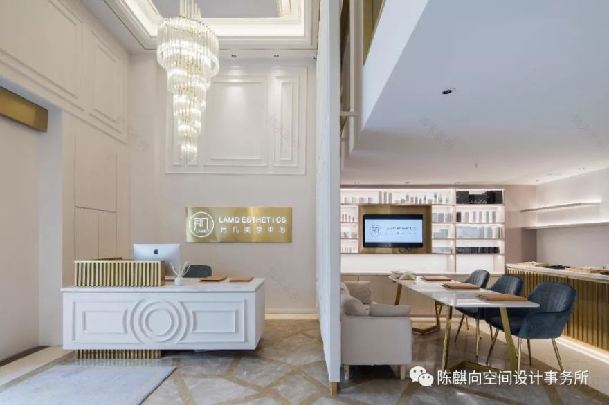 现代简约,展现品牌魅力——月几美学中心设计-35