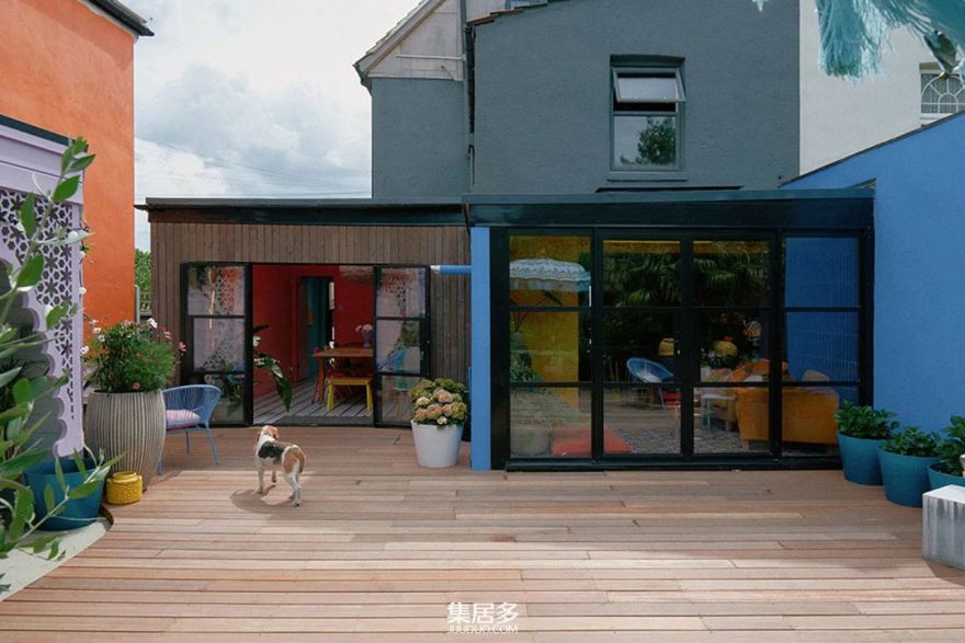 伦敦大胆色彩住宅丨英国伦敦-39