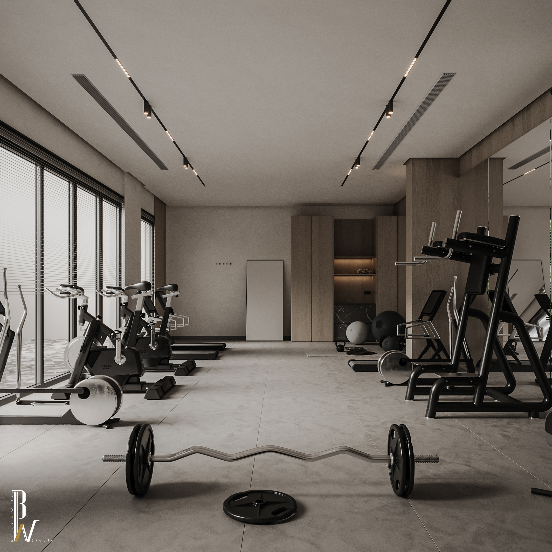 健身房丨Black N White-10