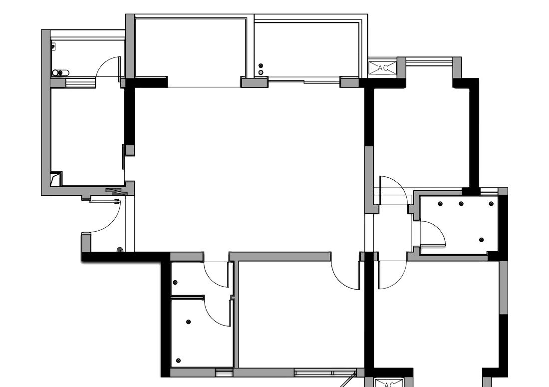 108㎡爆改,双入户动线,混搭的二人居-33