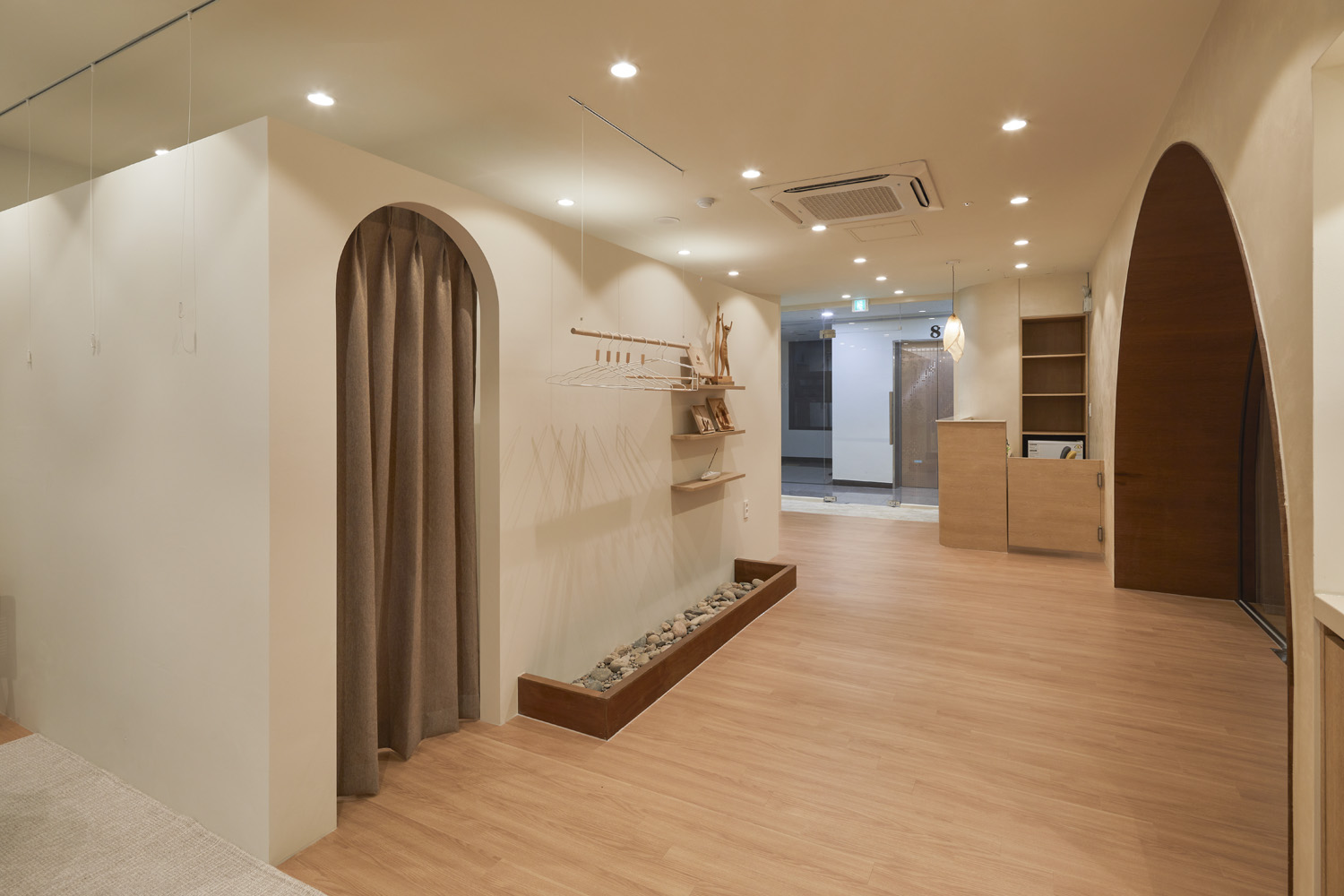 温暖氛围的 39 坪瑜伽空间设计-3