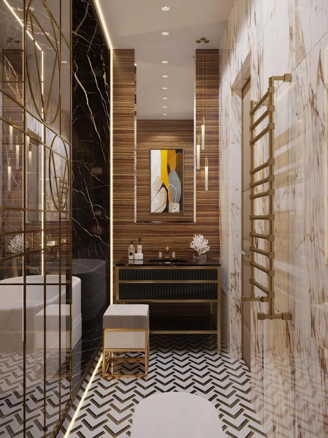 新式奢华别墅，独特风格的赞美-161