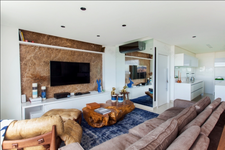 巴西中部顶层公寓,城市景观尽收眼底-23