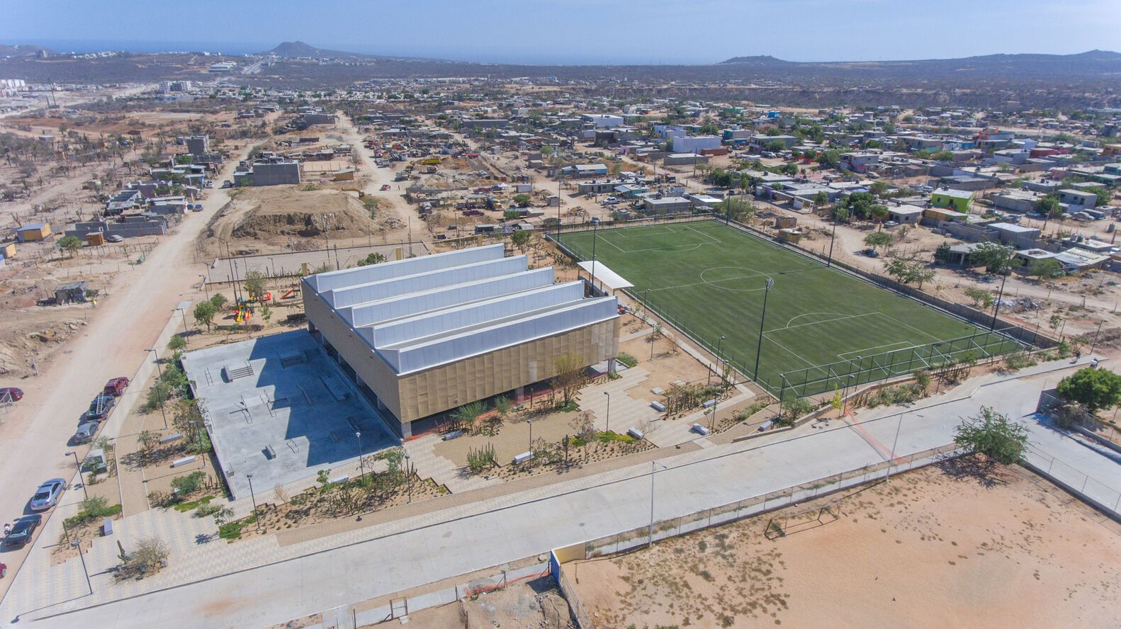 花园阴影 · 沙漠城市的公共空间基础设施丨墨西哥-45