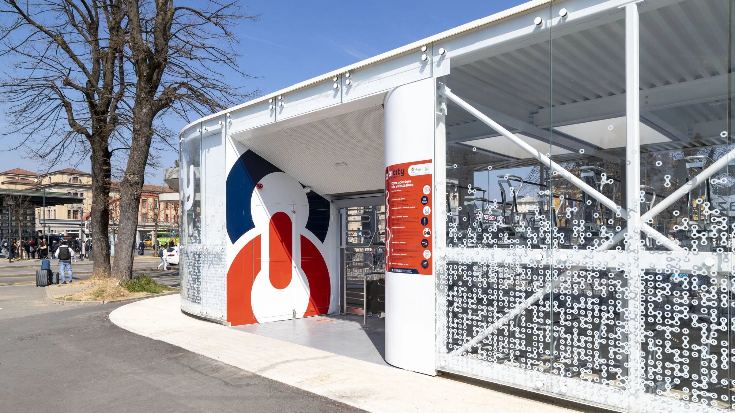 贝加莫发光自行车站丨意大利贝加莫丨STUDIO CAPITANIO ARCHITETTI-42