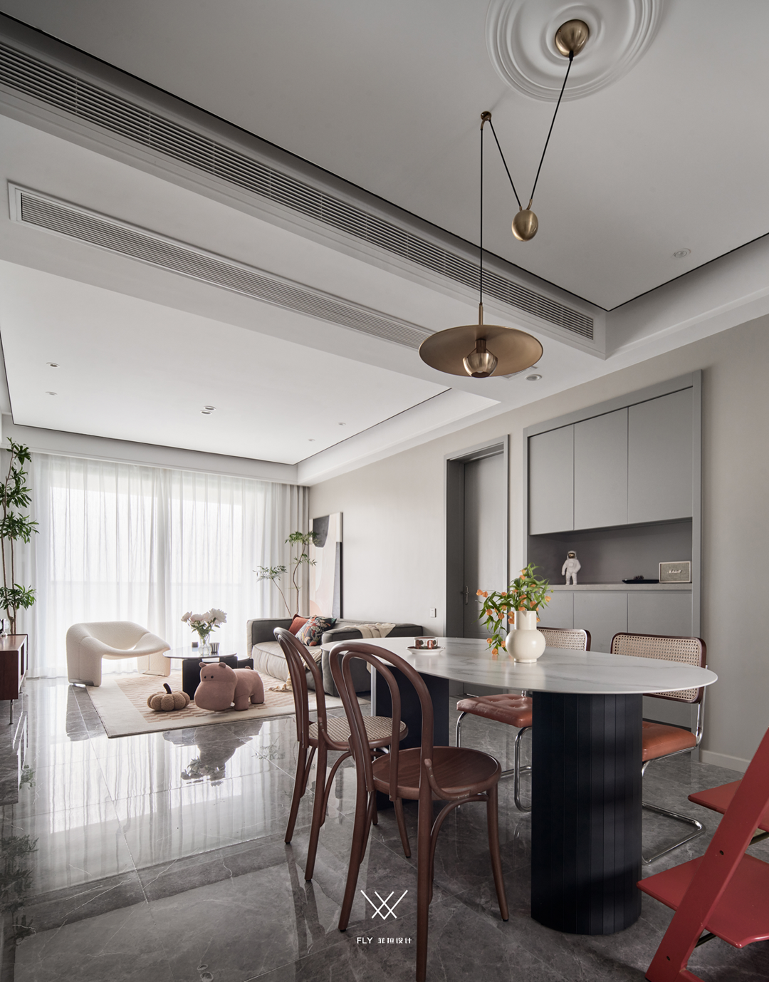 轻法式的爱与歌 · 浙江杭州天萃名邸精装房改造丨中国杭州丨菲拉设计-59