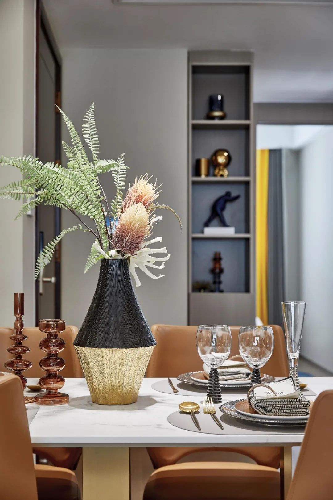 无锡栖霞建设天樾府样板房 | 纽约大都会风格融入生活空间-19