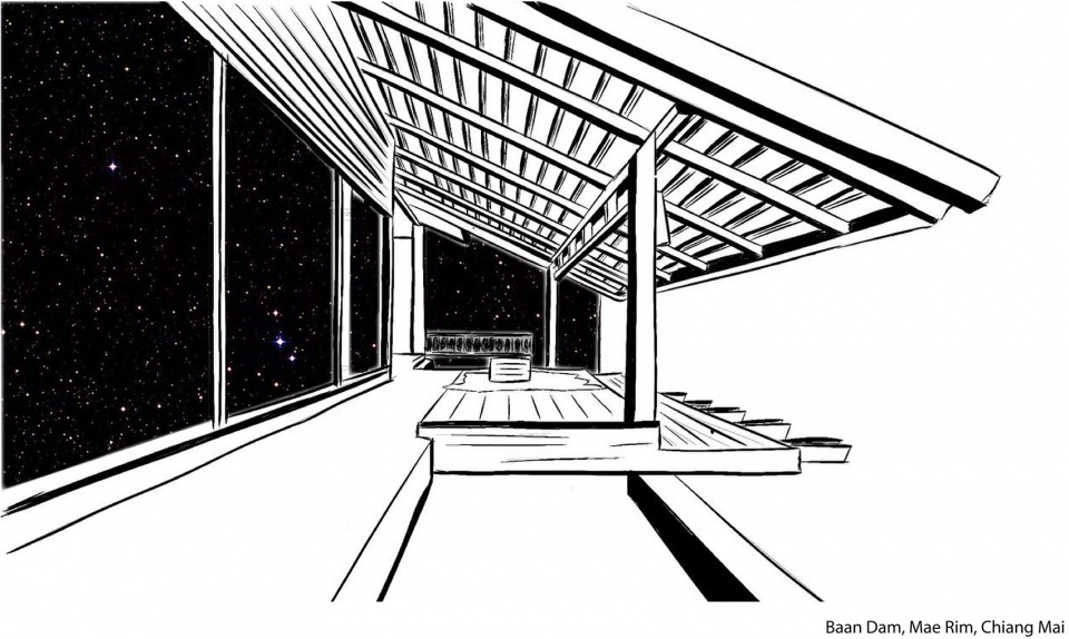 清迈黑色住宅丨泰国清迈丨Housescape Design Lab-83