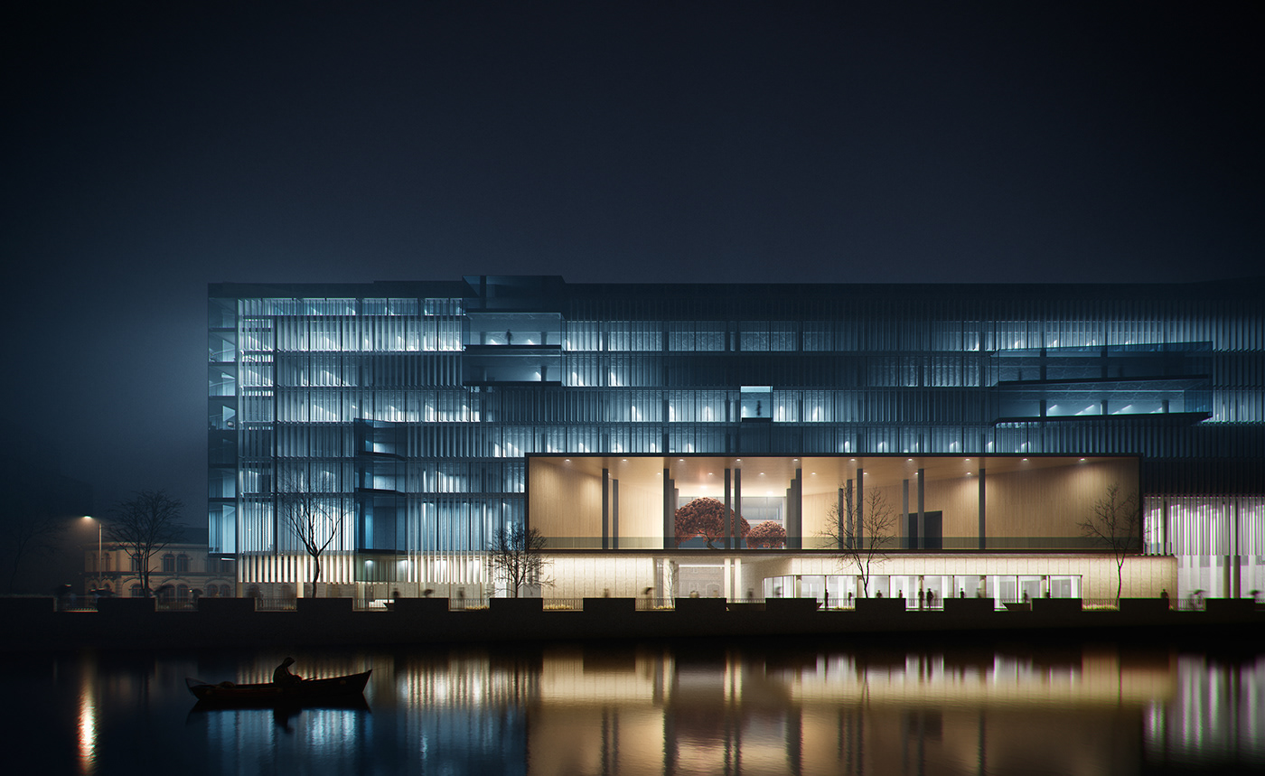 绿松石线办公中心概念设计丨乌克兰哈尔科夫丨Evgeniy Kolesnikov-24