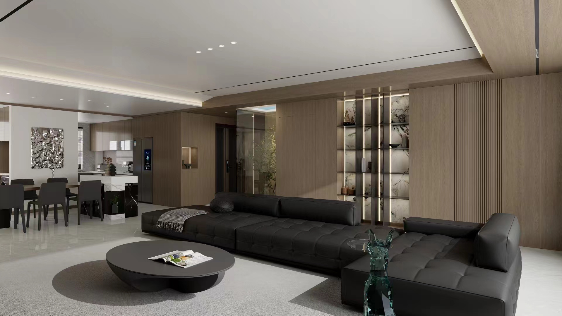 内蒙古赤峰 160 平现代风住宅设计-8