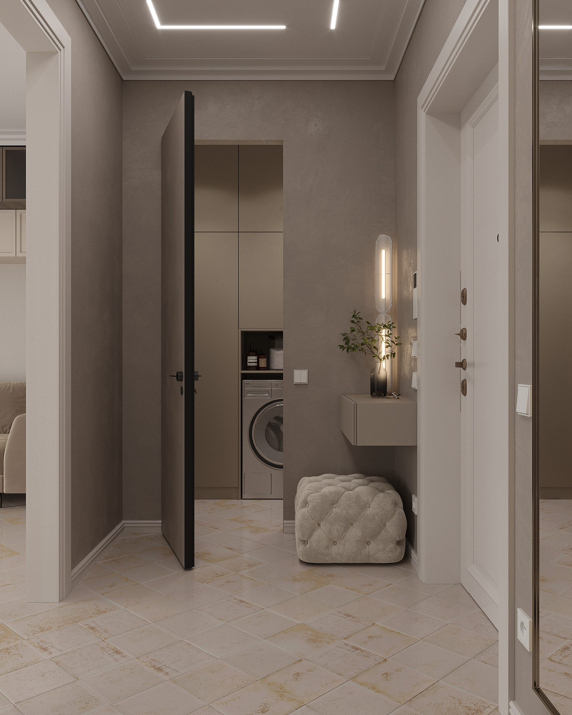 现代明暗色调的融合空间丨乌克兰基辅丨Natalia CHUPYS-16