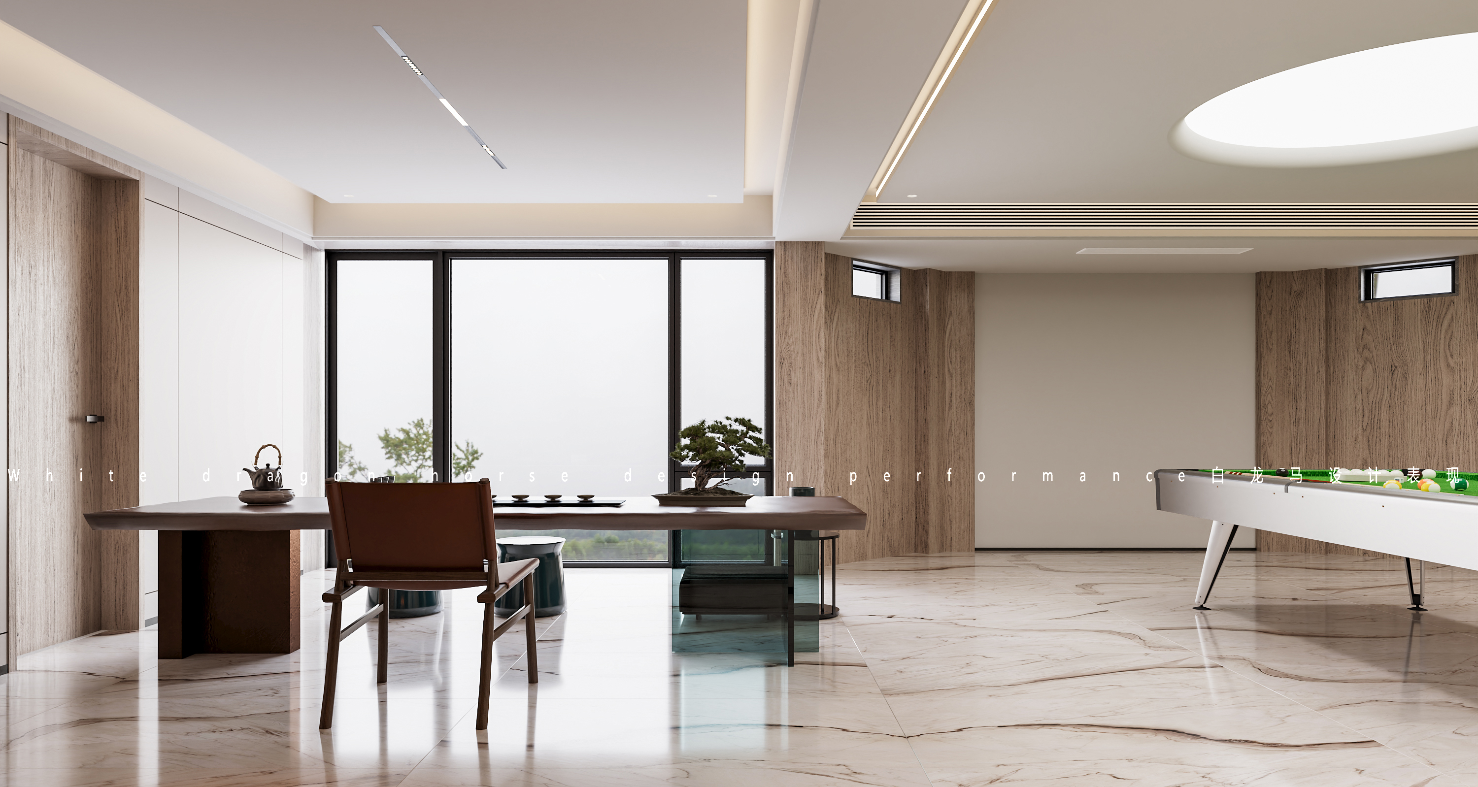 意式别墅家装效果图-3