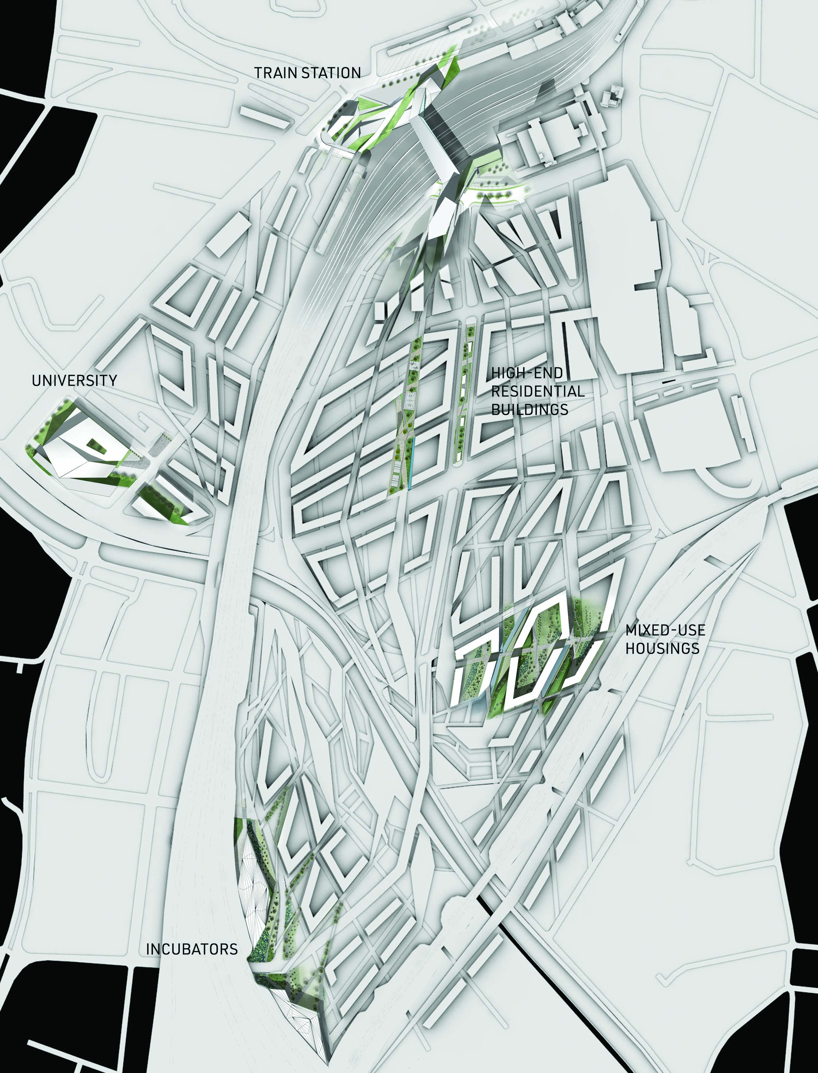 融合城市功能的 Brno 建筑规划-20