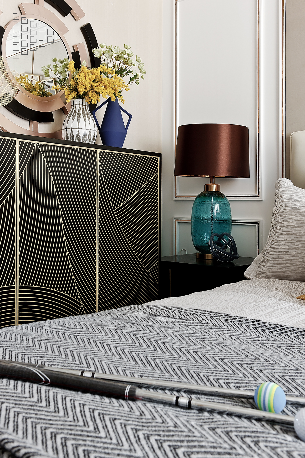 大理轻奢混搭风样板房-17