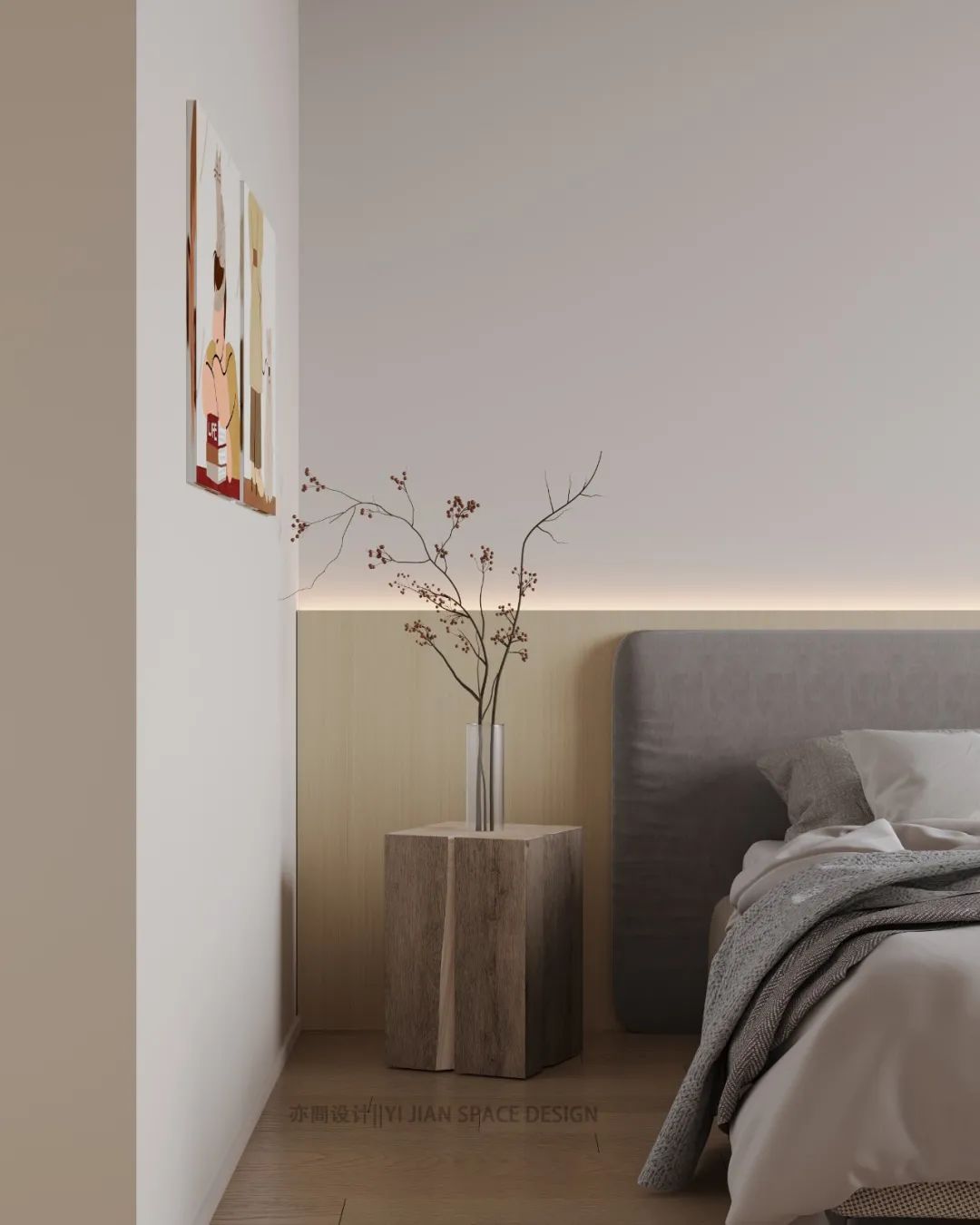 逸品尚居 · 极简奶油风格设计丨亦間设计-34