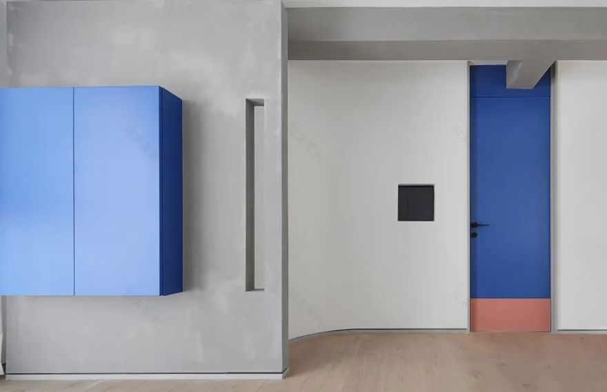 静谧深海蓝,游园般的住宅设计-11