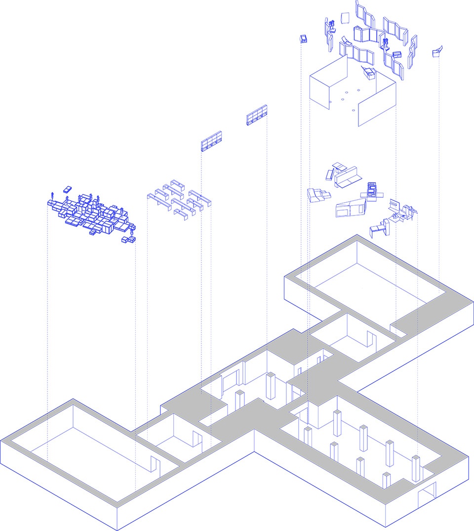 湖北美院百年文献展 | 游牧式展陈设计与可持续展览方案-18