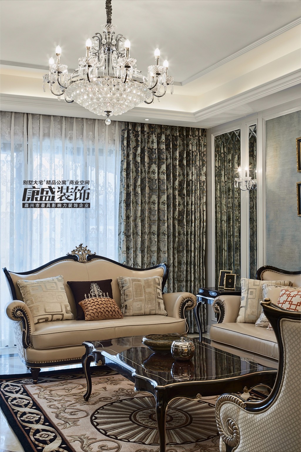 240㎡嘉兴宝石公馆  嘉兴康盛装饰-9