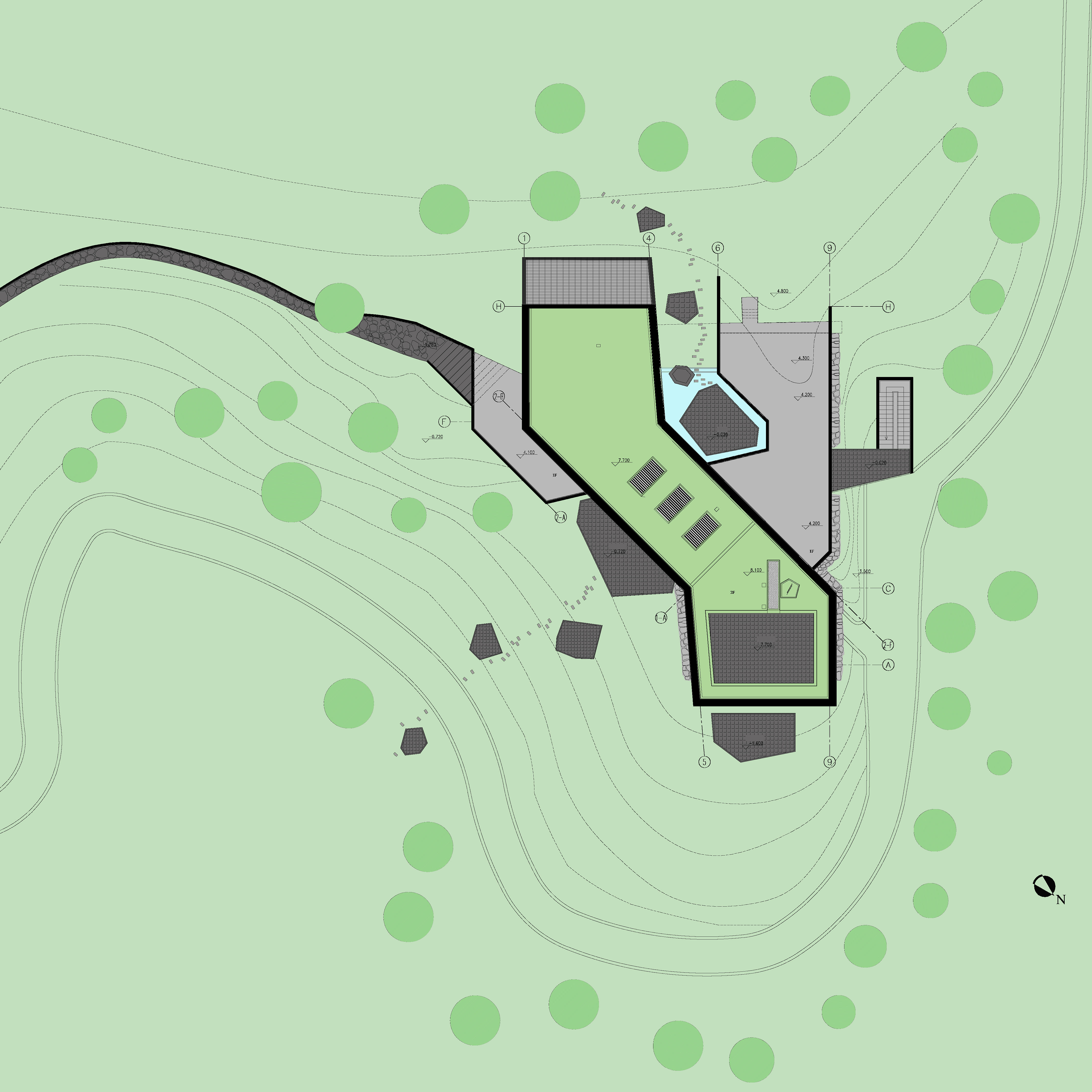 日照绿茶带的别墅丨中国日照丨a+a anderloni associates-41