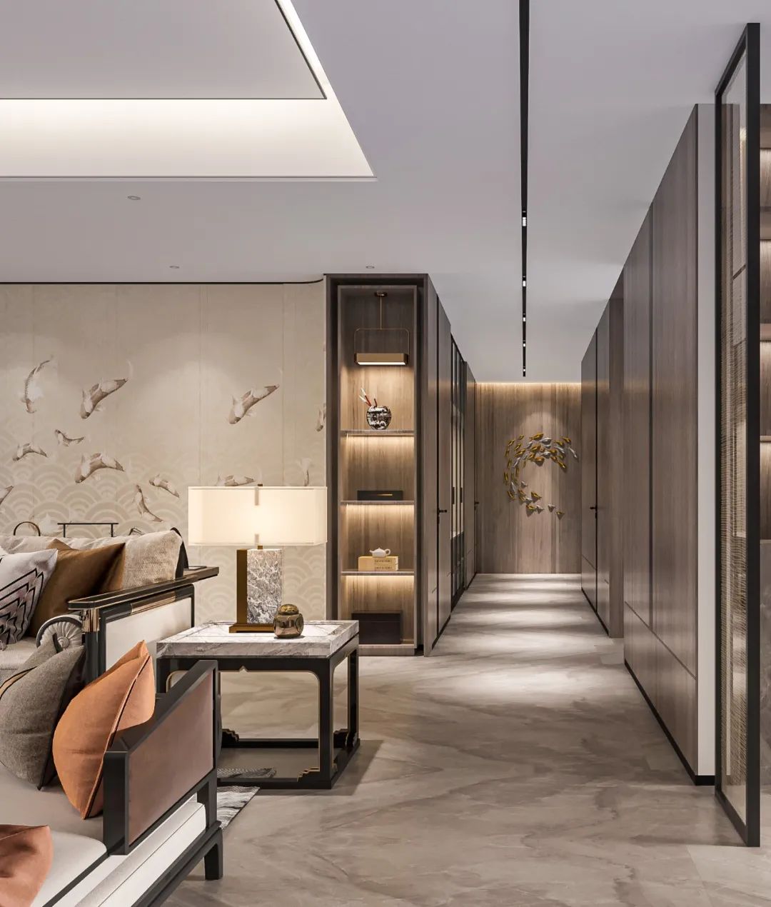 柳州中海·天钻 247m²大平层设计丨中国柳州丨CHY 陈鹤一室内设计研究院-22