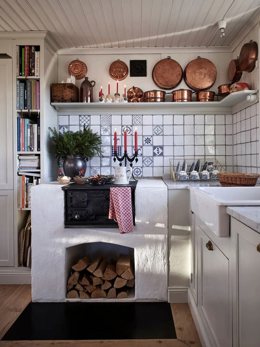 瑞典 19 世纪农场屋的温馨冬季假期-8