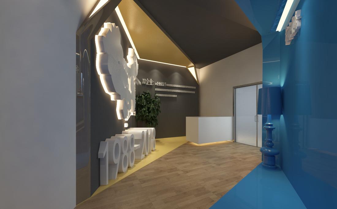 南京某暖通公司办公室设计-6