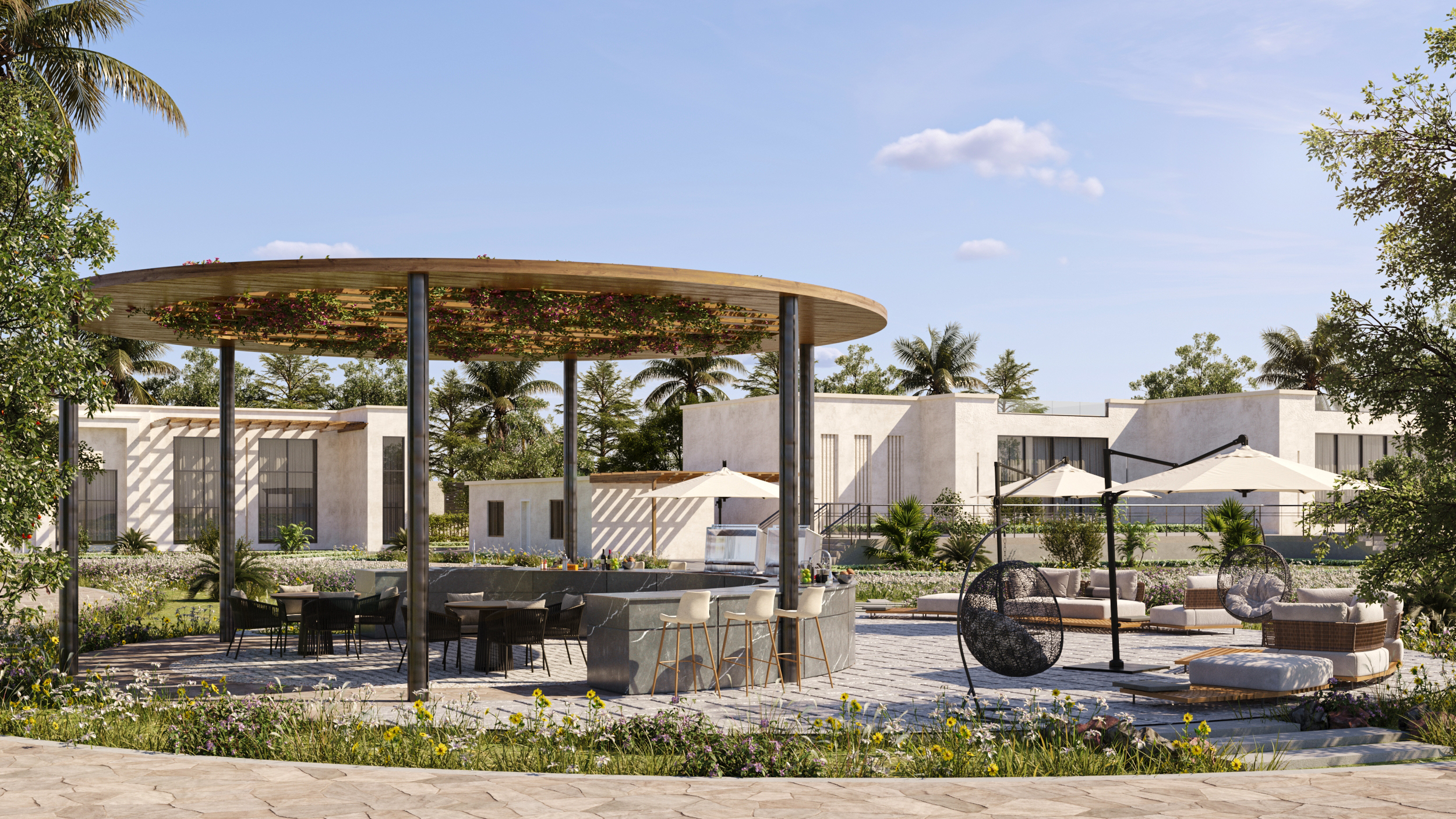 酒店景观丨阿联酋阿布扎比丨Azza algebali等团队,Diaa Consult提供支持-11