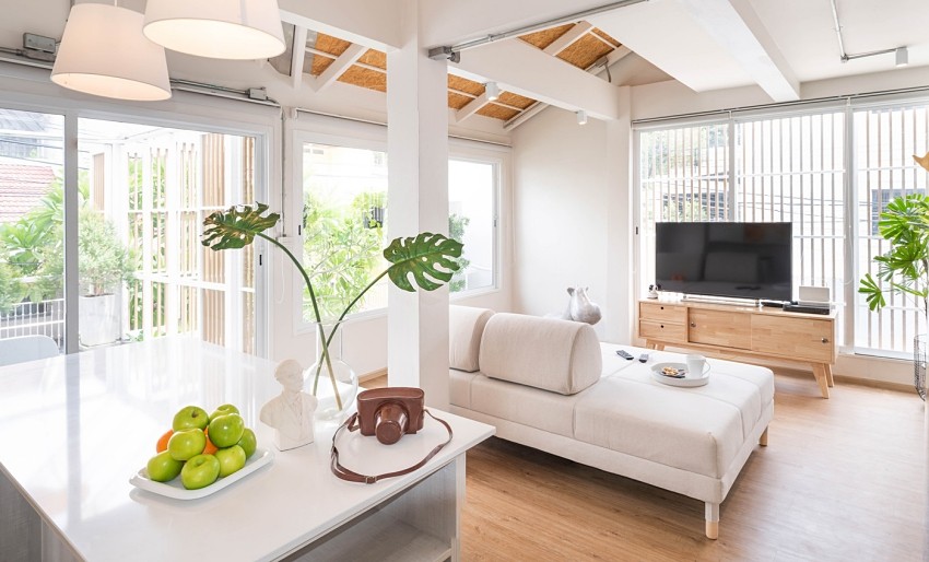 泰国自然系日光透天厝，分层独立生活空间-9