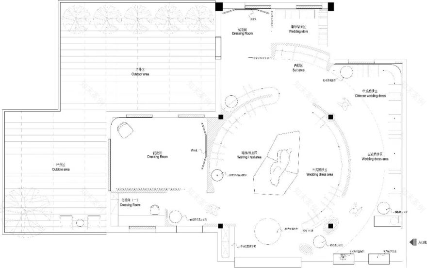 白月光 X 廿柒婚纱体验店丨中国上海丨民舍制作空间设计 X 构筑空间设计-7